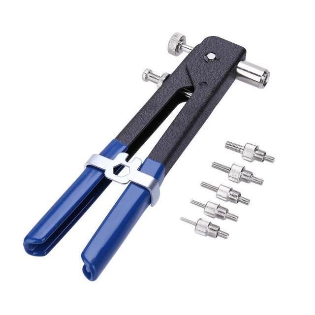 Kit De Tête D'Écrou De Rivet Pneumatique M6 - Pour Riveteuse à Tirette, Poignée Droite Hexagonale