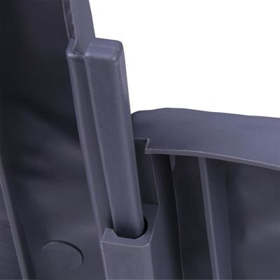 Lospitch Lot De 10 Bordures De Jardin En Plastique Aspect Pierre, Gris, 25x23 Cm (soit 2.5 M Linéaires)