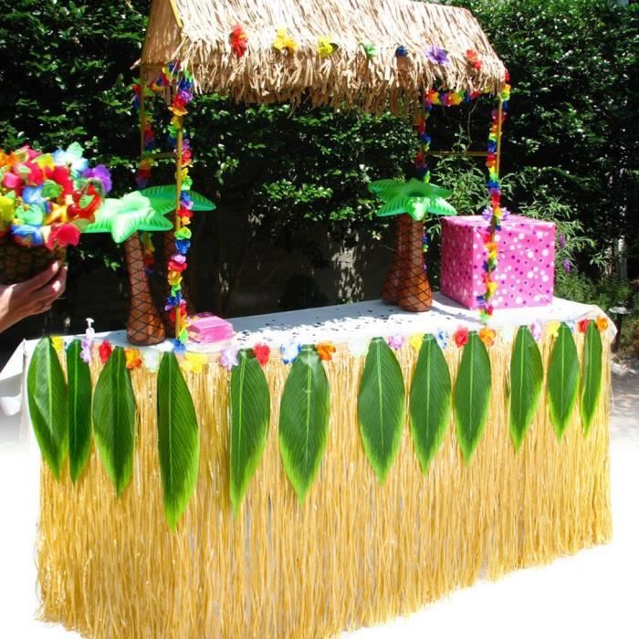 Jupe de table hawaienne hotsell