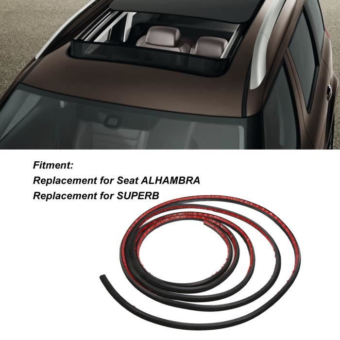 EIF Joint de toit ouvrant en caoutchouc noir 5N0877459A remplacement de  coupe-froid de voiture pour ALHAMBRA - Cdiscount Bricolage