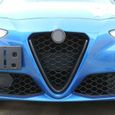 Le cadre décoratif de calandre en fibre de carbone convient à Alfa Romeo Giulia 2017-2020 (ne convient pas à Quadrifoglio !!!)-2