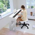 FCH - Piano numérique 88 touches avec vec support de meuble et casque audio pour musicien confirmé-2
