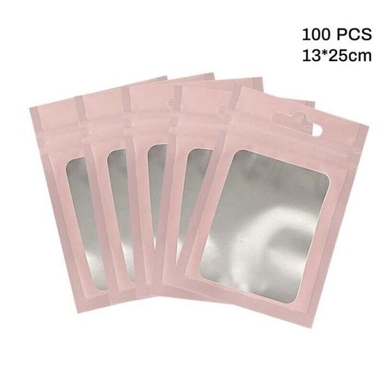 HA16877 Sac Plastique Mat Fermeture clair. Alimentaire