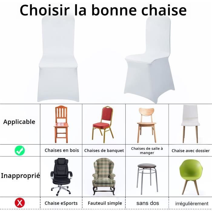 Housses De Chaise Stretch Artandcraftslondon - Arche - 1 à 150 Pièces - Mariage, Anniversaire