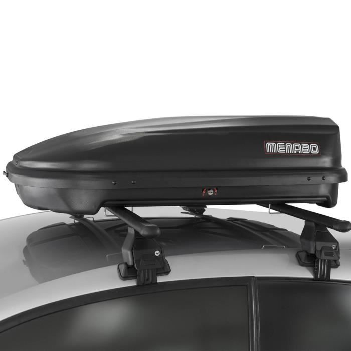 Coffre de toit rigide universel pour voitures Galerie de toit 320 litres  Menabò Quasar - Cdiscount Auto