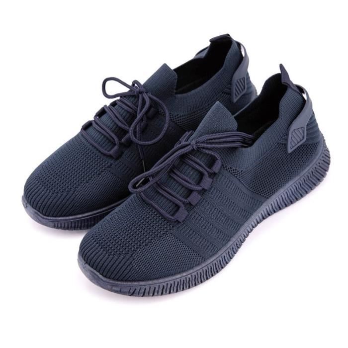 Baskets Sans Lacets Pour Homme En Toile Légère - Respirantes, Antidérapantes, Confortables, Tailles 38 à 48