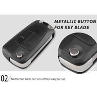 Coque Clé Voiture 2 Boutons Pour Opel – Remplacement Boîtier Astra J, Insignia, Mokka
