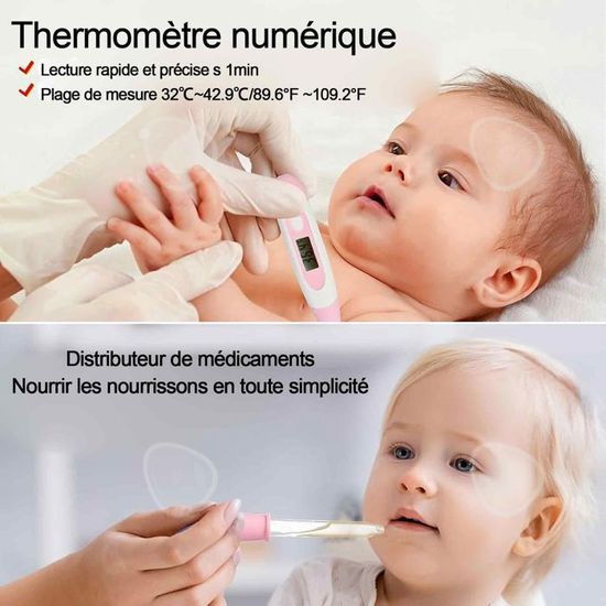 Trousse De Soin Bébé Badabulle Plouf - 7 Accessoires Inclus | Thermomètre, Brosse, Ciseaux...