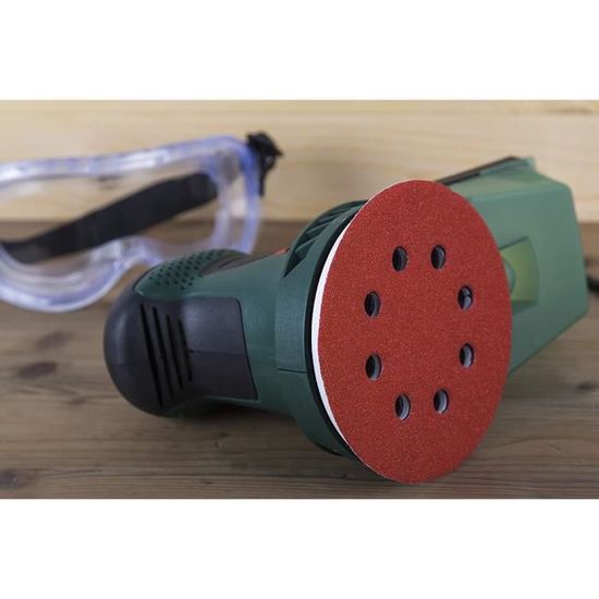 Lot De 100 Disques Abrasifs 125 Mm | Grain 40 | Pour