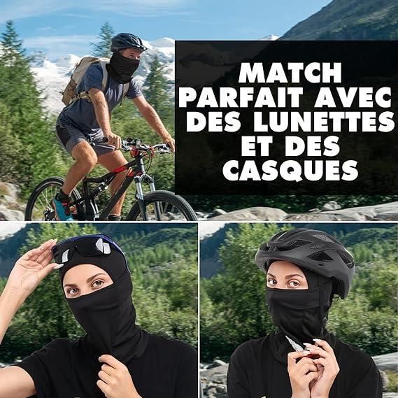 Qualité-Cagoule Moto Noir Balaclava Ski Cyclisme Masque Motocross