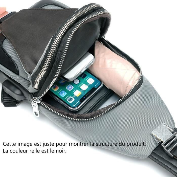 Sac De Poitrine Utilitaire Homme/femme – Oxford – Léger – 26x17x5 Cm – Neuf Avec étiquettes