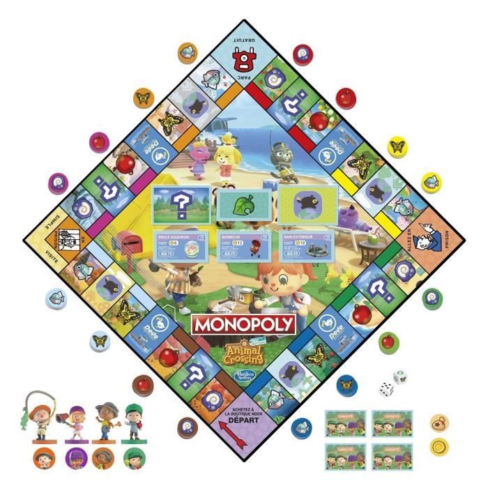 Monopoly junior Hasbro Gaming : King Jouet, Jeux de plateau Hasbro Gaming -  Jeux de société