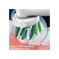 BRAUN - Brosse à dents - Pro 1 bleue Cross Action - ORAL B- rechargeable - autonomie jusqu'à 7 jours - PRO1BLEUE-4