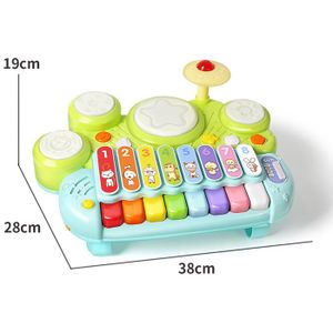 TOYANDONA Trompette Jouet D'Imitation À Trois Sons 33.50X13.00X9.00Cm Instrument De Musique Jouet pour Enfants Outil d'apprentissage Précoce