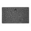 ID Mat M51/_L Picots Light Tapis Paillasson Caoutchouc Noir 80 x 60 x 1,6 cm