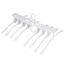 A Toute Epreuve 360 Cintre D Action Pivotant 5 Pack Cintre Multifonctions 6 Rainures Suspendre Beaucoup De Vetements Chrome Cdiscount Maison