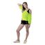 Haut En Résille Fluo Femme - 2 Pièces (top + Débardeur) - Style Années 80 Pour Festivals, Carnaval, Soirées