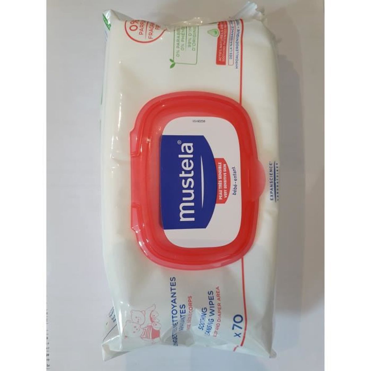 Mustela Peaux Sensibles Lingettes Paquet De 70 Cdiscount Puericulture Eveil Bebe