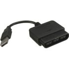 MONDPALAST Noir Adaptateur connecteur Manette PS2 sur PS3 PS3 Slim PC USB avec vibration fonction V2 version 2