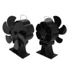 Ventilateur de cheminée - SURENHAP - 6 lames - Noir - Thermodynamique - Silencieux