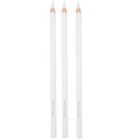 Akozon crayon de dessin d'art blanc 3 pièces crayon à charbon blanc croquis professionnel surlignage stylo Art peinture