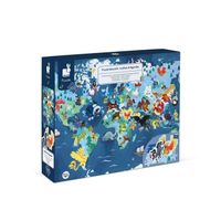 Puzzle éducatif géant Mythes et Légendes - JANOD - 350 pcs - Dès 7 Ans - Animaux - Enfant - 3D