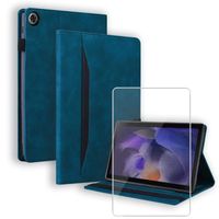 Verre trempé + Coque Pour Samsung Galaxy Tab A9+-A9 Plus Housse Tablette Etui Protection Case Bleu ,Pour Samsung Galaxy Tab A9+