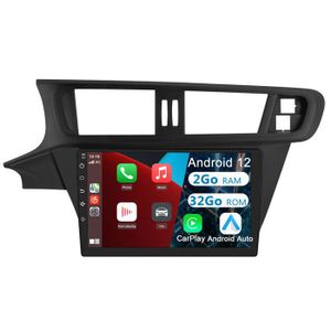 AUTORADIO Junsun Autoradio Android 12 pour Citroen C3 XR (2010-2018) 2Go+32Go 10.1''Écran avec Carplay Android Auto GPS WiFi Bluetooth