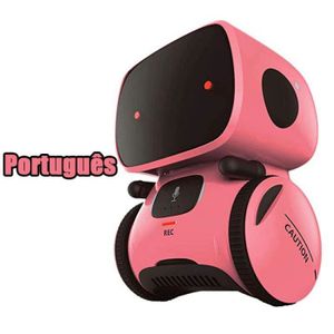 ROBOT - ANIMAL ANIMÉ Rose du Portugal - Robot jouet interactif à comman