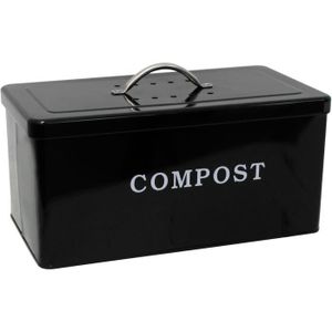 Poubelle Compost Cuisine 3.5L Joejis - Boite Compost en métal sans  Plastique - Filtres à Charbon - Gris - Cdiscount Jardin