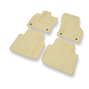 velour beige Nouveau Tapis De Sol VW Phaéton à partir de 2003 TUNING Accessoires Habitacle 4x