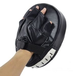 SAC DE FRAPPE BLACK - Coussinets de gants de boxe en mousse PU, rouge et noir, pour boxe Muay Thai Kick, Taekwondo, cible'e