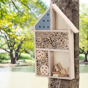 NICHOIR - NID ZJCHAO Maison d'insectes Insecte en bois Bee House