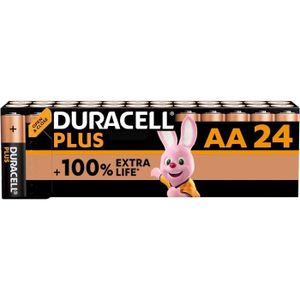 CHARGEUR DE PILES Piles AA Duracell Plus lot de 24 - Alcalines 1,5V 