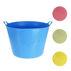 Panier Plastique FIVE Panie U00e0 Linge Flex 28L Blanc Pas Che