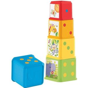 BOÎTE À FORME - GIGOGNE Cubes Découvertes Fisher-Price - Jouet éducatif pour bébé de 6 mois et plus