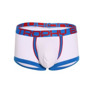 BOXER - SHORTY Andrew Christian - Sous-vêtement Hommes - Boxers Homme - TROPHY BOY® For Hung Guys Boxer White - Blanc