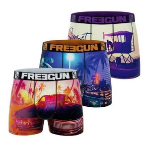 Boxer court top homme microfibre