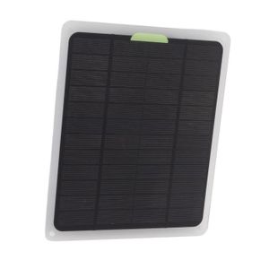 BALISE - BORNE SOLAIRE  Pwshymi panneau solaire portable Pwshymi chargeur de batterie solaire Panneau d'énergie solaire 10W Type C double jardin borne