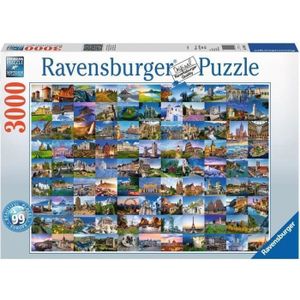 PUZZLE Ravensburger 17080, Puzzle en cubes, Ville, Adulte