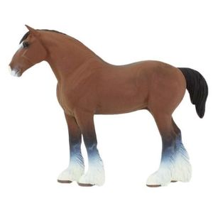 ROBOT - ANIMAL ANIMÉ Figurine - SAFARI - Safari Étalon Clydesdale - Marron foncé - Collection Winner's Circle Horses