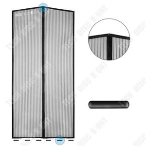Rideau de porte magnétique en coton épais,isolation phonique  froide,conservation de la chaleur,double porte- Gray-90cmx220cm - Cdiscount  Maison