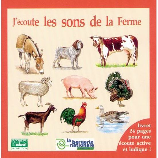 J'écoute les sons de la ferme - Cdiscount
