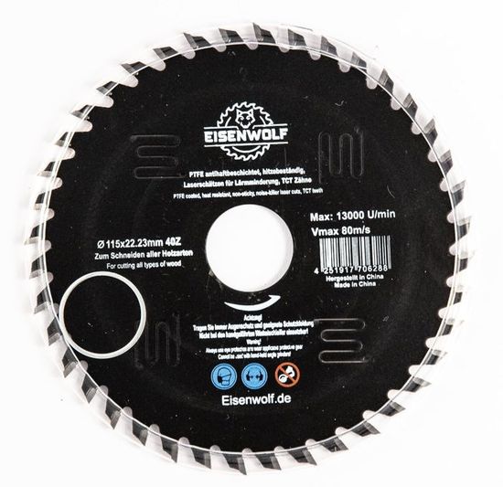 Lame De Scie Circulaire 136x20 Mm 48 Dents - Pour Bois Dur, Tendre, MDF, Compatible Scies Circulaires Manuelles
