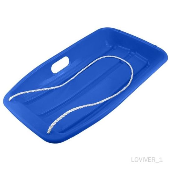 PVCS Petite Luge d'Hiver 19 Pouces pour Enfants Planche de Neige Extérieure Planches de Ski en Plastique d'Hiver