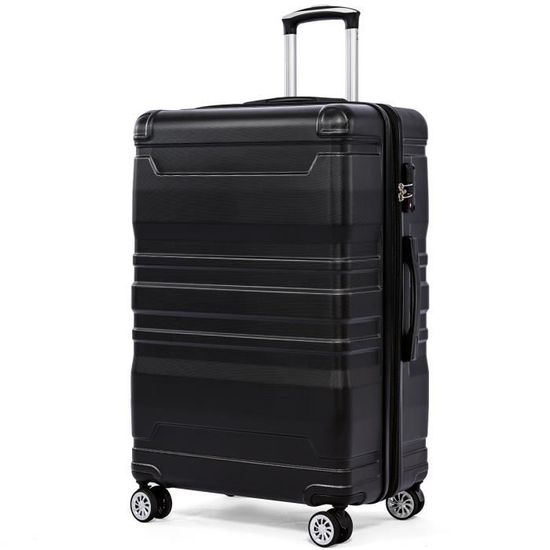 Valise à coque rigide Matériau ABS Serrure douanière TSA 56*38,5*23,5 marron 20 pouces