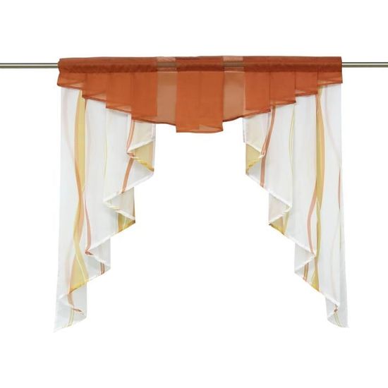 Store Romain Transparent Avec Crochets Sans Percage Motifs De Fleurs