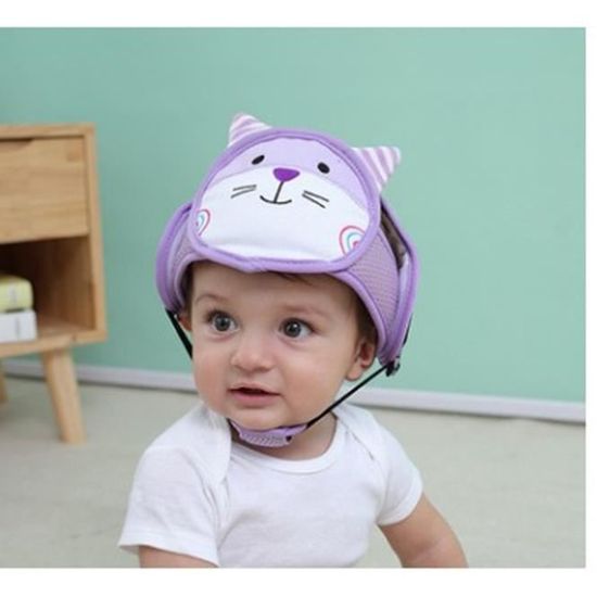 Chat Casque Bebe Anti Chute Bonnet Bebe De Securite Tour 42 62cm Ajustable Cdiscount Puericulture Eveil Bebe