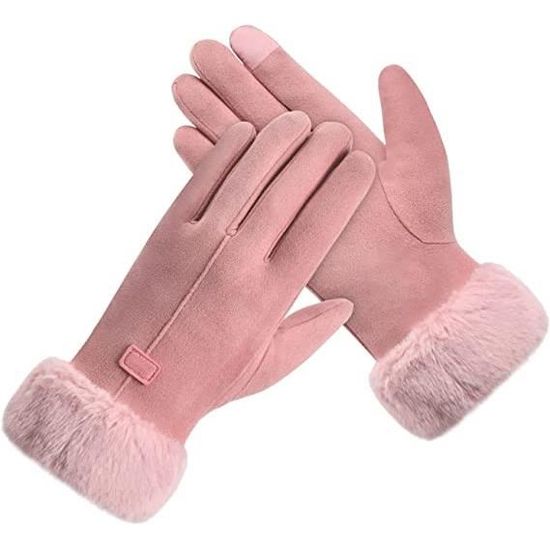 TAGVO Gants Hiver Chauds Tricotés à écran Tactile Pour