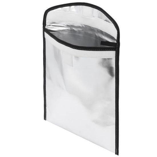 Pochette Ignifuge Pour Documents Et Objets De Valeur - Fibre De Verre, Résistante à L'eau - Taille S/M/L, Portable